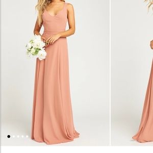 Show me your mumu Jenn bridesmaid dress